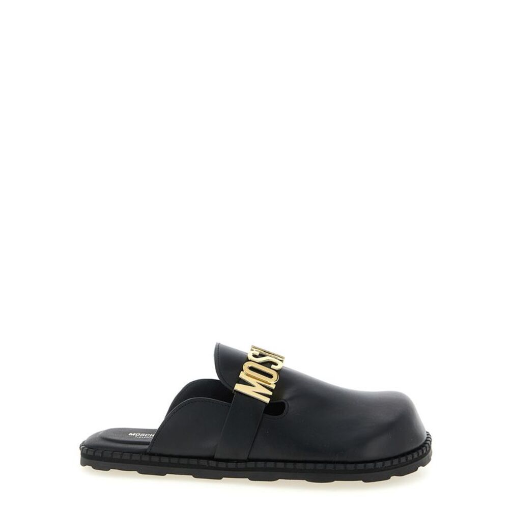 Moschino Men's Leather Sabots